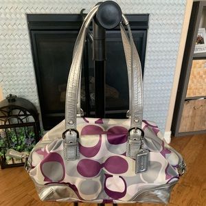 Coach Scarf Print Tote